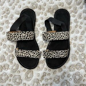 Leopard Print Women's Sandals size 9